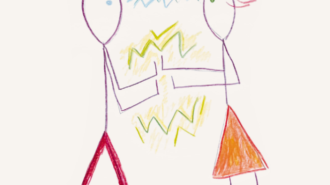 glackin_heartwood_Vol2_Ch12 Stick drawing of two people connecting with their eyes, hands and hearts