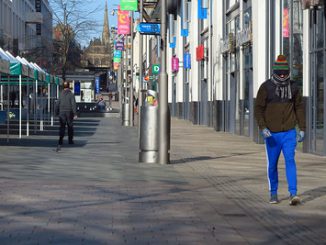 Social isolation on high street