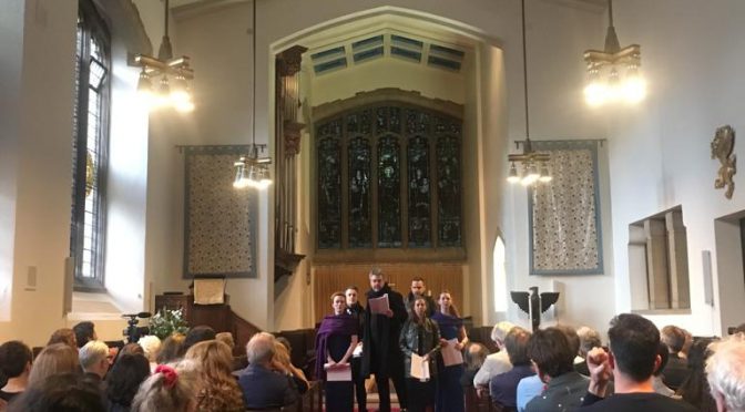 The Dolphin's Back performing The Misfortunes of Arthur on June 14th at Gray's Inn Chapel